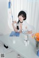 Coser@rioko凉凉子 Vol.080: 《年上の韵》采集室实习护士 (48 photos)